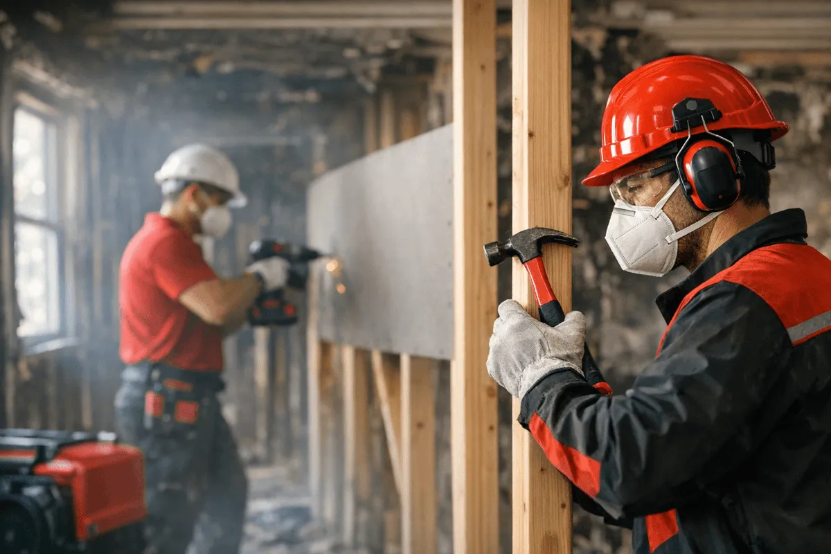 General Contracting service by Dayton Ohio Fire Damage